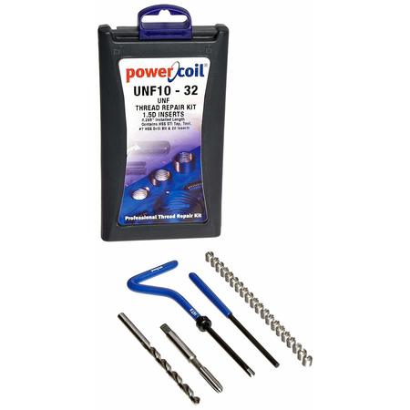 CROSSROAD DISTRIBUTOR SOURCE Helical Insert Repair Kit, Helical Inserts, #10-32, Steel 3534-10GK